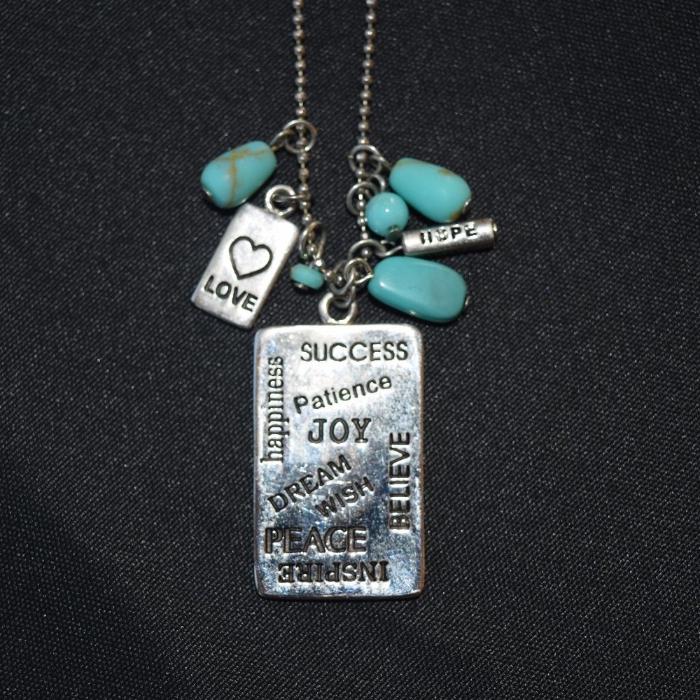 Sterling silver and torquoise pendants